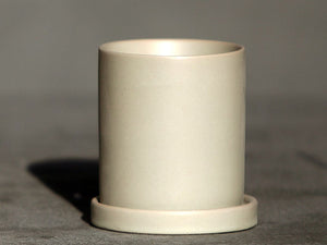 Cylinder Pot with Detached Saucers (LARGE)