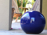 Outdoor Decorative Sphere Glazed 19.5"