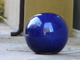 Outdoor Decorative Sphere Glazed 19.5"