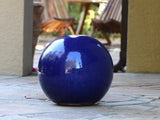 Outdoor Decorative Sphere Glazed 19.5"