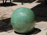 Outdoor Decorative Sphere Glazed 19.5"