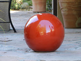 Outdoor Decorative Sphere Glazed 19.5"