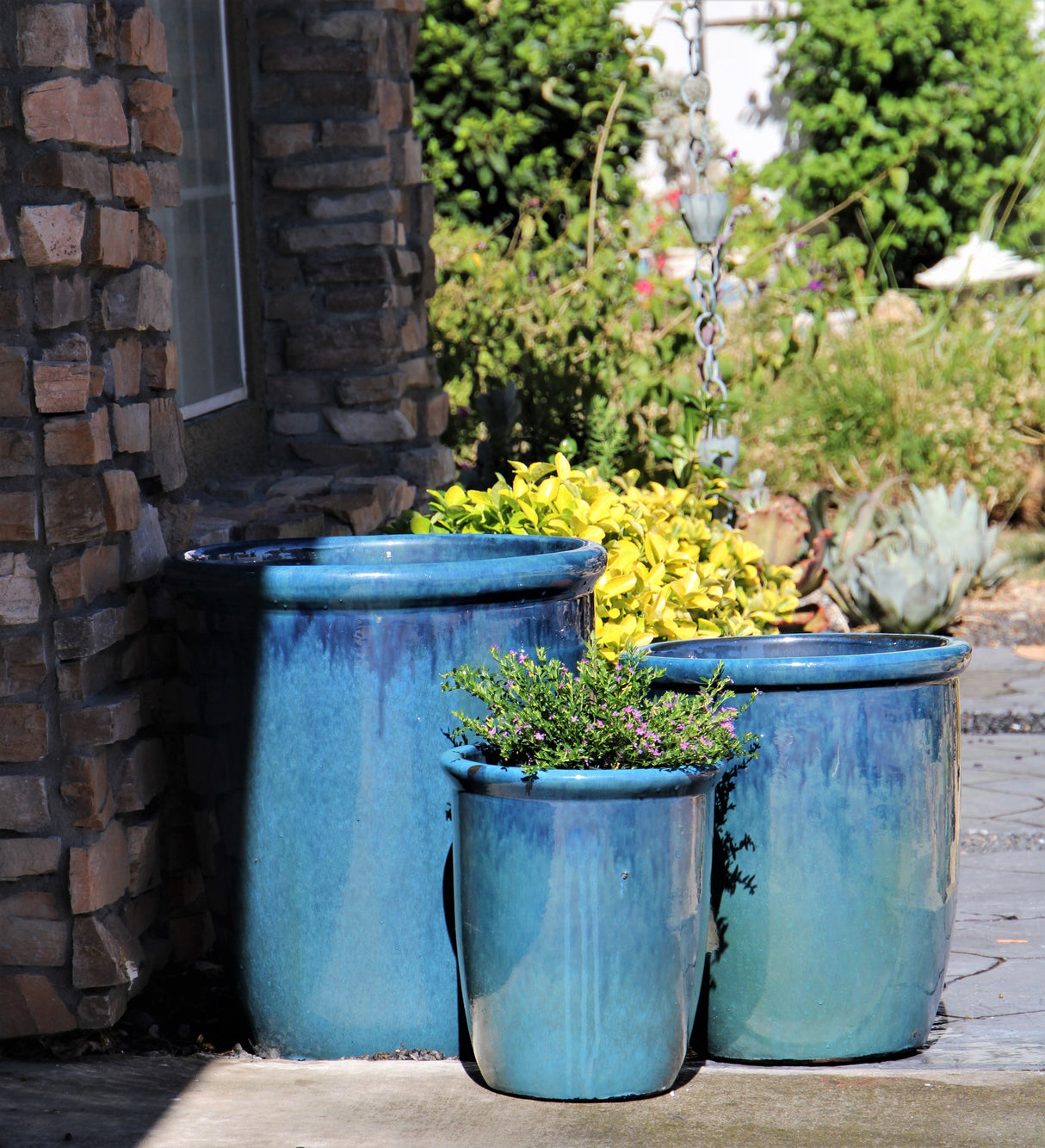 Tall Garden Pot - Set of 3