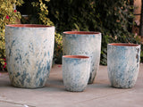 Tall Milano Cone Planters - Set of 4 ( Aegean )