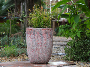 Tall Milano Cone Planters - Set of 4 (Coral)