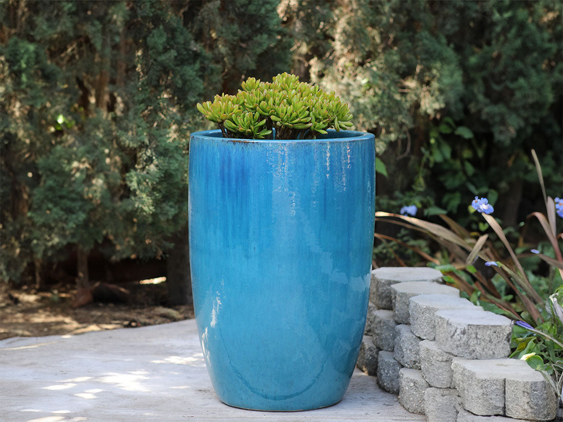 Large Barrel Planter - Set of 3