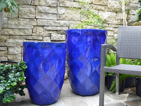 Tall Diamond Planter - Set of 2