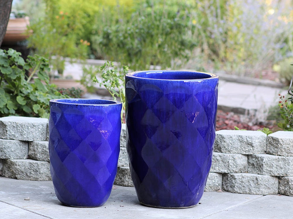 Medium High Diamond Planter - Set of 3