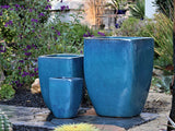 Round Square Pots - Set of 3