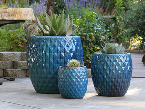 Guluna Diamond Planters - Set of 3