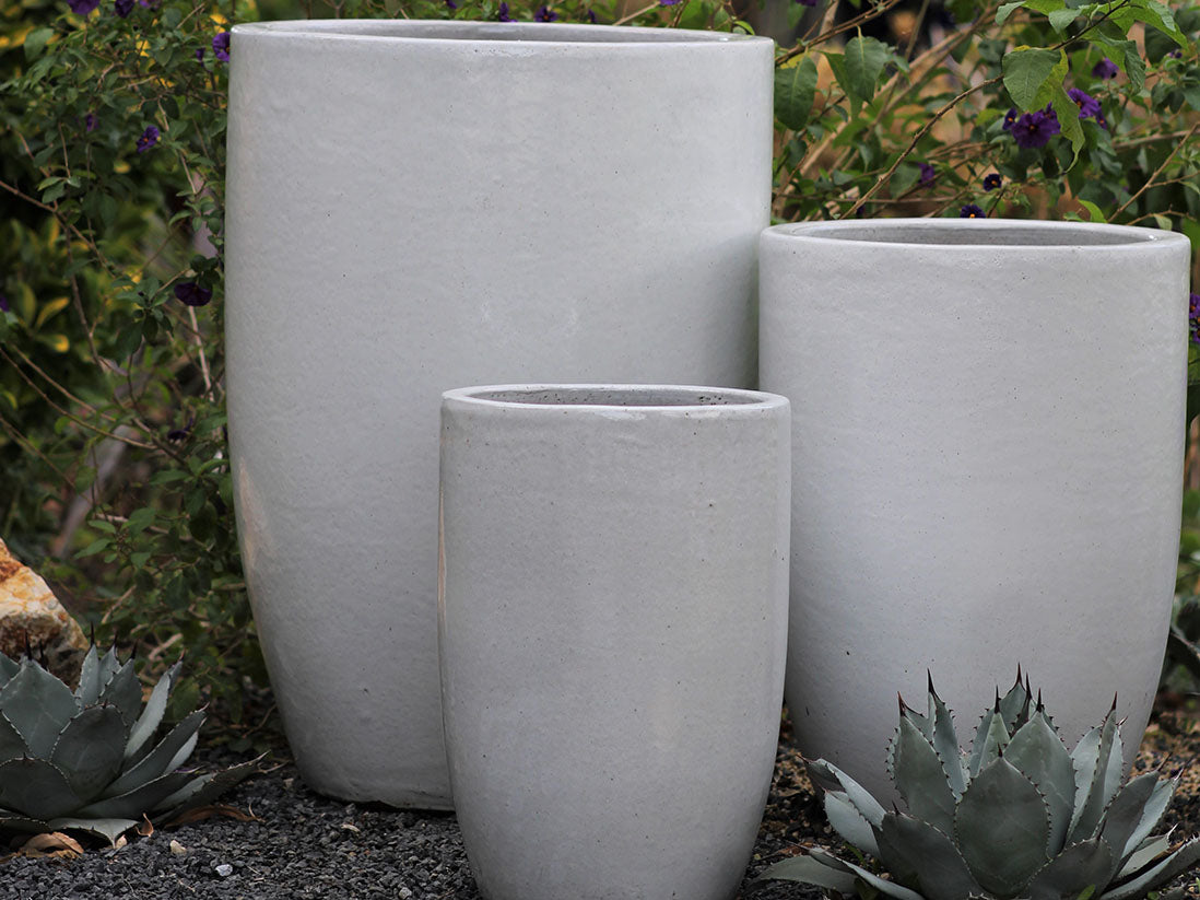 Large Barrel Planter - Set of 3