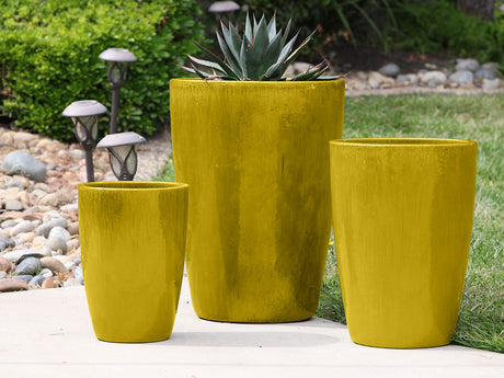 Slim Round Planter - Set of 3