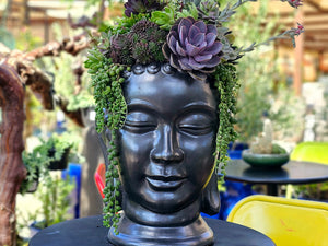 Buddha Head Planter