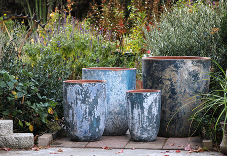 Milano Tall Barrel Planter - Set of 4